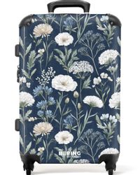 NoBoringSuitcases.com© Hartschalen-Trolley mit leuchtende Räder - günstig online kaufen