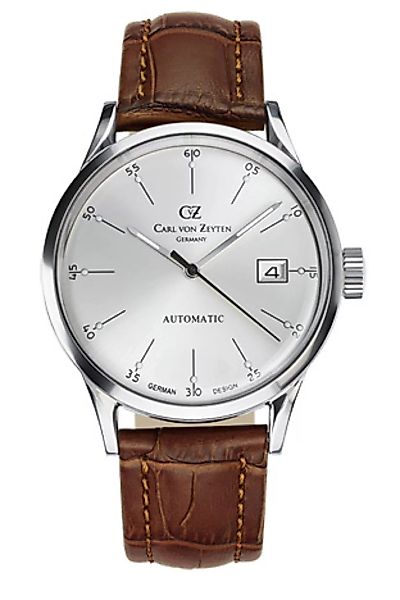 Carl von Zeyten Armbanduhr Eschenz Datum, 3 Zeiger günstig online kaufen