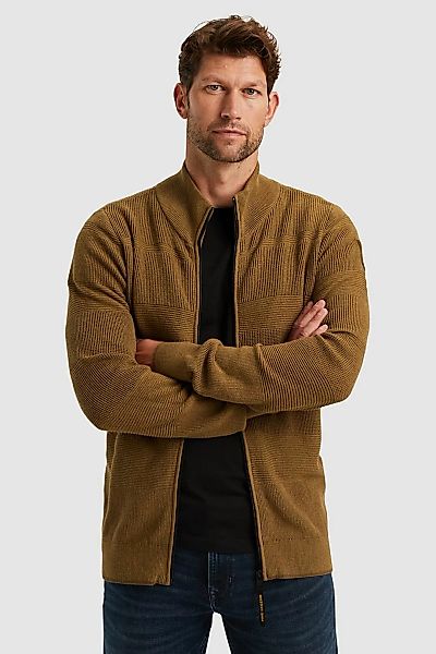 PME Legend Strickjacke Okergelb - Größe XXL günstig online kaufen