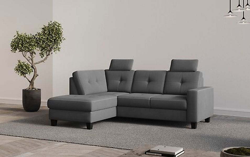 PLACES OF STYLE Ecksofa »Varese« wahlweise mit Bettfunktion und Bettkasten günstig online kaufen