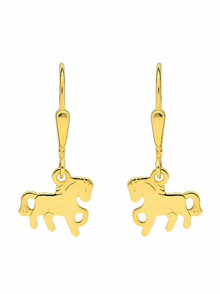 Adelia´s Paar Ohrhänger "1 Paar 585 Gold Ohrringe / Ohrhänger Pferd", 585 G günstig online kaufen