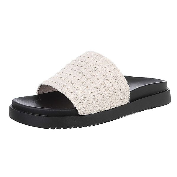 Ital-Design Moderne Damen Sandalen mit geflochtenem günstig online kaufen