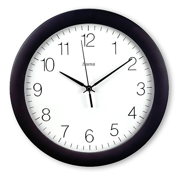 Hama Funkwanduhr DCF-Funkwanduhr "Teneriffa", Ø 30 günstig online kaufen