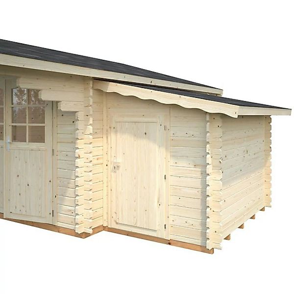 Palmako Anbauschuppen für Holz-Gartenhäuser 153 cm x 215 cm günstig online kaufen