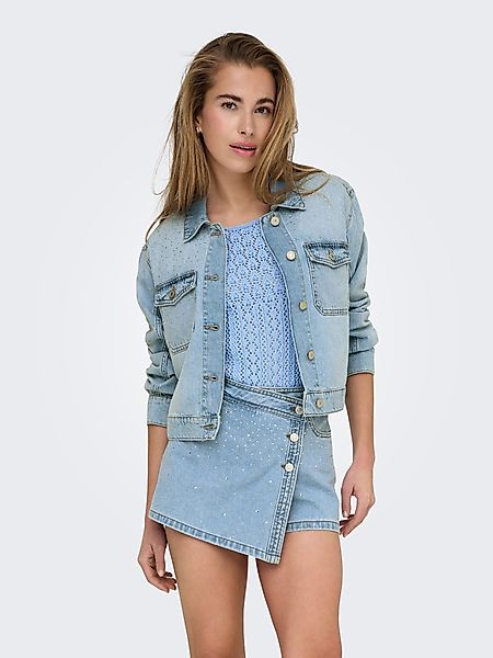 ONLY Jeansjacke ONLLUMI LS RHINESTONE JACKET günstig online kaufen