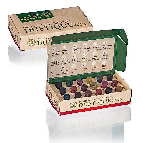 Crottendorfer Duftkerze Duftique Probierset 1: Weihnachts- günstig online kaufen