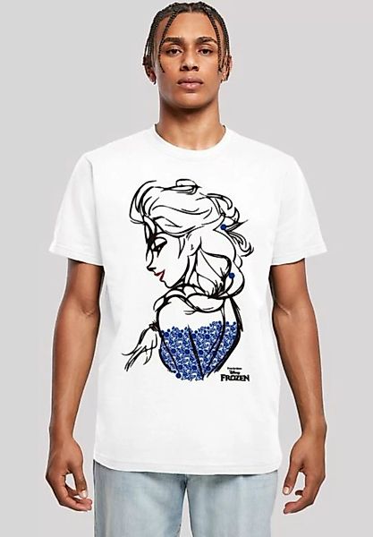 F4NT4STIC T-Shirt Disney Frozen Elsa Sketch Mono Herren,Premium Merch,Regul günstig online kaufen