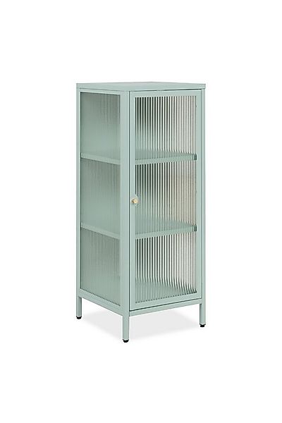 Finori Vitrine in mintgrün, Stahl - 40x101,5x40cm (BxHxT) günstig online kaufen