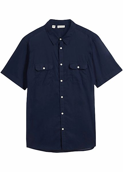 bonprix Kurzarmhemd "Kurzarmhemd aus reiner Baumwolle" Regular Fit, aus Bau günstig online kaufen