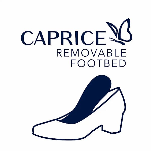 Caprice Sneaker, Freizeitschuh, Halbschuh, Schnürschuh mit Besätzen in Leoo günstig online kaufen