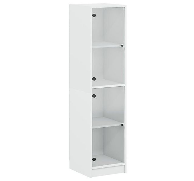 vidaXL Highboard Highboard mit Glastüren Weiß 35x37x142 cm (1 St) günstig online kaufen