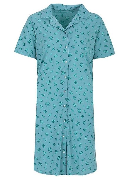 zeitlos Nachthemd Nachthemd Kurzarm - Blümchen Kragen günstig online kaufen