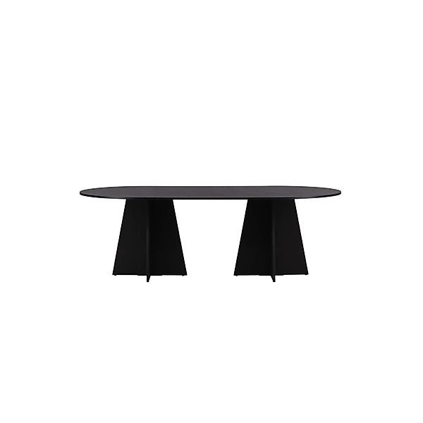 ebuy24 Bootcut Esstisch 115x230cm Schwarz günstig online kaufen