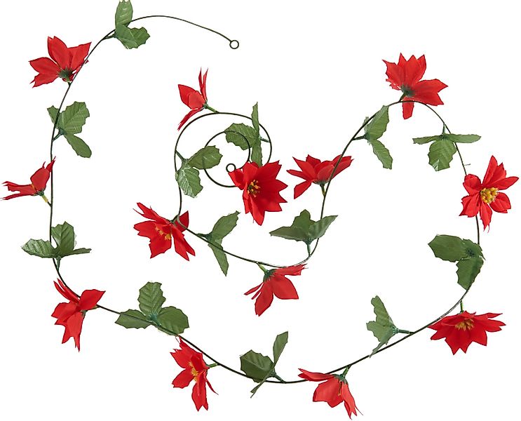 Kunstgirlande Weihnachtsstern Girlande, VBS, 200 cm günstig online kaufen