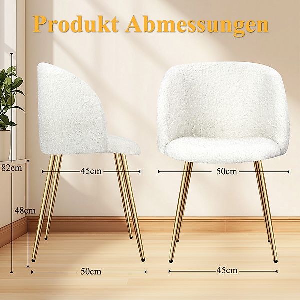 HOMELUX Polsterstuhl Esszimmerstuhl 2/4 Set, Küchenstuhl günstig online kaufen