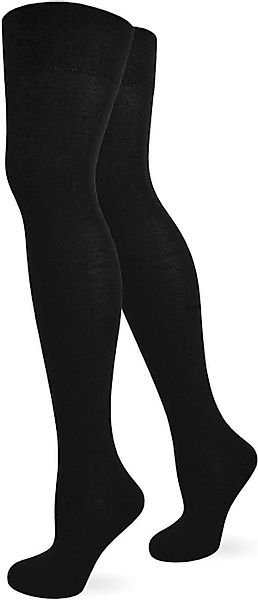 normani Overknees Overknees einfarbig Weicher Piquebund günstig online kaufen