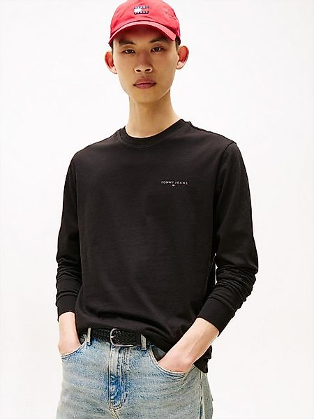 Tommy Jeans Langarmshirt TJM SLIM CHEST LINEAR LS TEE EXT Mit Rundhalsaussc günstig online kaufen