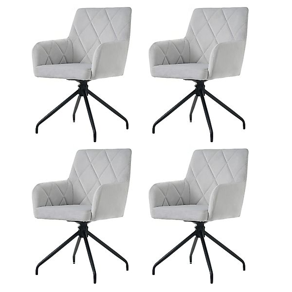 Flieks Esszimmerstuhl (360° drehbar, Set, 4 günstig online kaufen