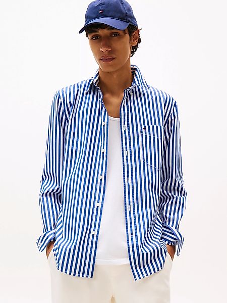 Tommy Hilfiger Langarmhemd "FLEX POPLIN BOLD STRIPE SHIRT" günstig online kaufen