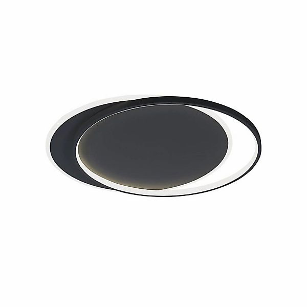 LED-Deckenlampe Evelyn, schwarz, Länge 55 cm, Metall günstig online kaufen