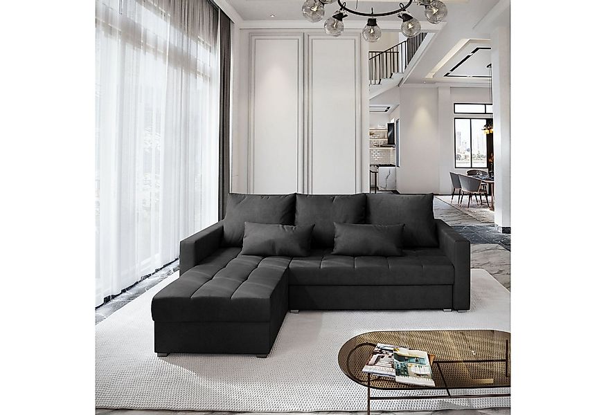 Masseno Ecksofa KOS mit Schlaffunktion L-Form, Sofa mit Bettkasten günstig online kaufen