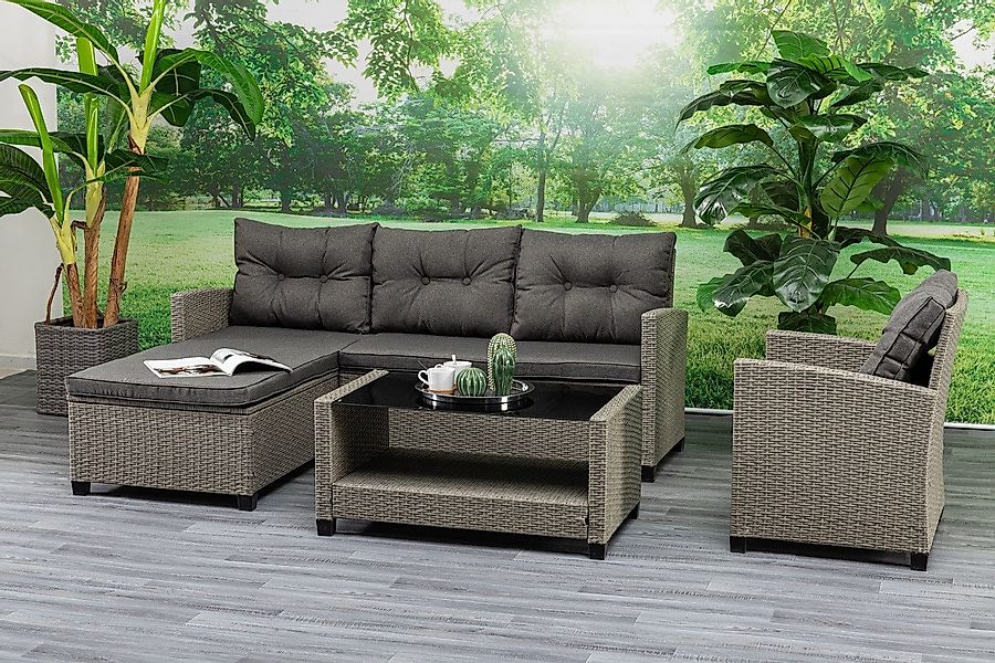 Gardissimo Gartenlounge-Set Turin Lounge / Gartenmöbelset günstig online kaufen