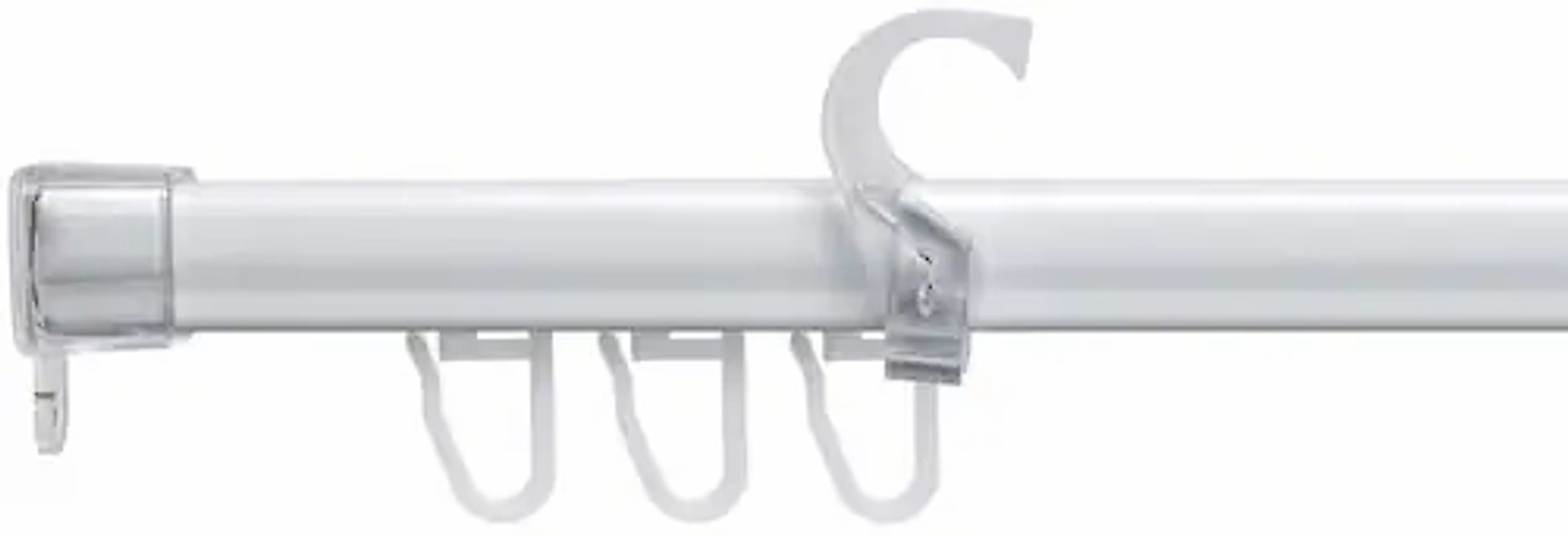 Liedeco U-Schiene »U-STORELAU01GS« 1 läufig-läufig Fixmaß günstig online kaufen