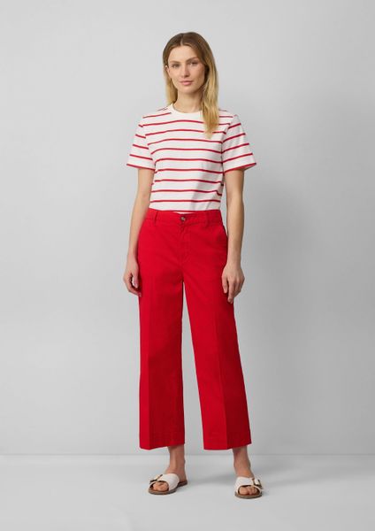 s.Oliver 7/8-Hose Hose High-Rise-Culotte aus Baumwollstretch günstig online kaufen