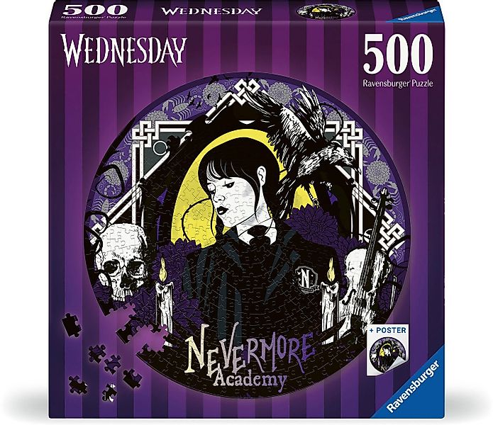 Ravensburger Puzzle Wednesday, 500 Puzzleteile, Made in Europe günstig online kaufen