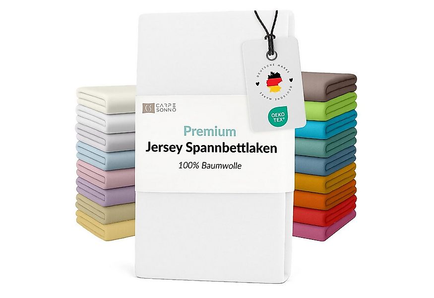 Carpe Sonno Spannbettlaken Jersey Bettlaken 90x200 100x200 140x200 160x200 günstig online kaufen