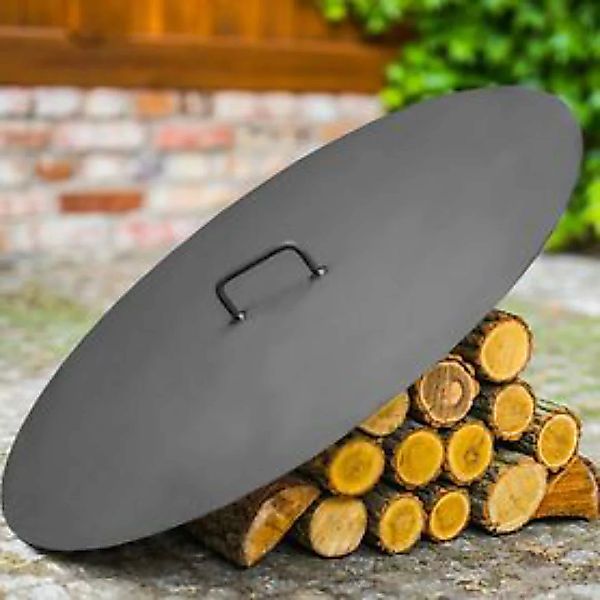 CookKing Deckel Stahl für Feuerschalen Ø 60,5 cm Schwarz günstig online kaufen
