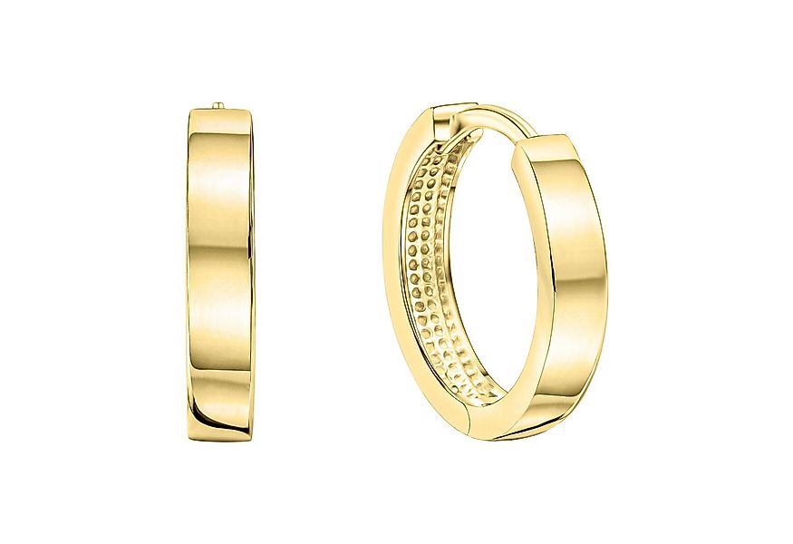 Vivance Paar Creolen 585/- Gelbgold glanz günstig online kaufen