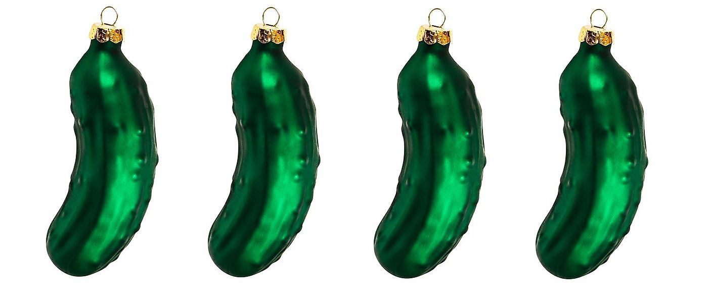 GartenHero Weihnachtsbaumkugel 4x Weihnachtsbaumschmuck Gurke Weihnachtsgur günstig online kaufen