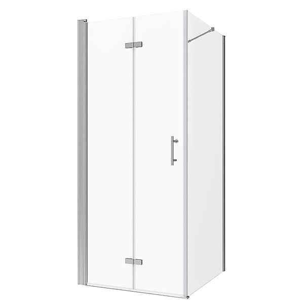 Aquabatos 6mm ESG Sicherheitsglas Duschkabine Glas Duschtür mit Seitenwand günstig online kaufen