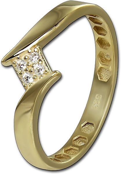 GoldDream Goldring GoldDream Gold Ring Square Gr.58 333er, Fingerring 333 G günstig online kaufen