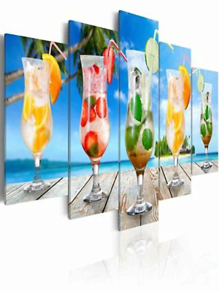 artgeist Wandbild Summer drinks mehrfarbig Gr. 200 x 100 günstig online kaufen