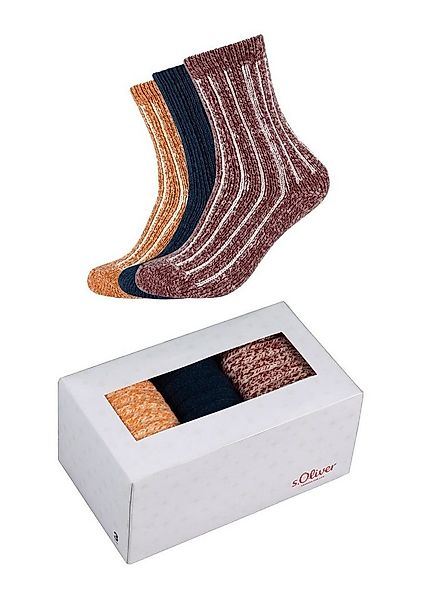 s.Oliver Socken Sockenbox 3er Pack günstig online kaufen