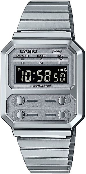 CASIO VINTAGE Chronograph A100WE-7BEF, Quarzuhr, Armbanduhr, günstig online kaufen
