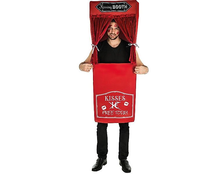 CHAKS Kostüm Kissing Booth Kuss-Kabinen Verkleidung für Erwachsene günstig online kaufen