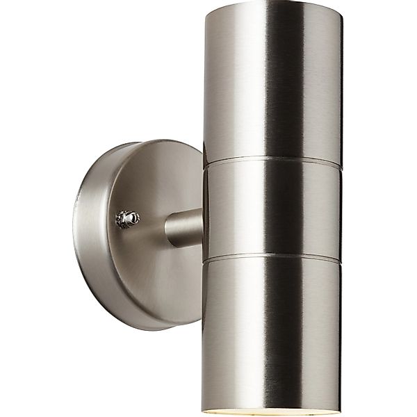 Brilliant Außenwandleuchte Jandy Edelstahl 18 W günstig online kaufen