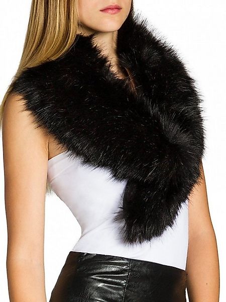 Caspar Modeschal STO001 Damen Kunst Pelzkragen günstig online kaufen