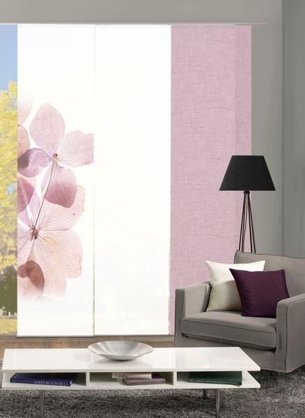 HOME WOHNIDEEN Schiebegardine "BONITA 3er SET" Paneelwagen 3 Stk. tlg. Schi günstig online kaufen