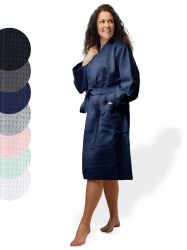 SIEGENTHAL Morgenmantel SIEGENTHAL® Damen Bademantel Waffelpique günstig online kaufen