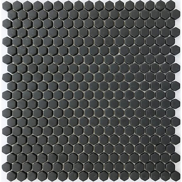 Mosaikmatte Cube 1 Glas Schwarz 29 cm x 29,5 cm günstig online kaufen