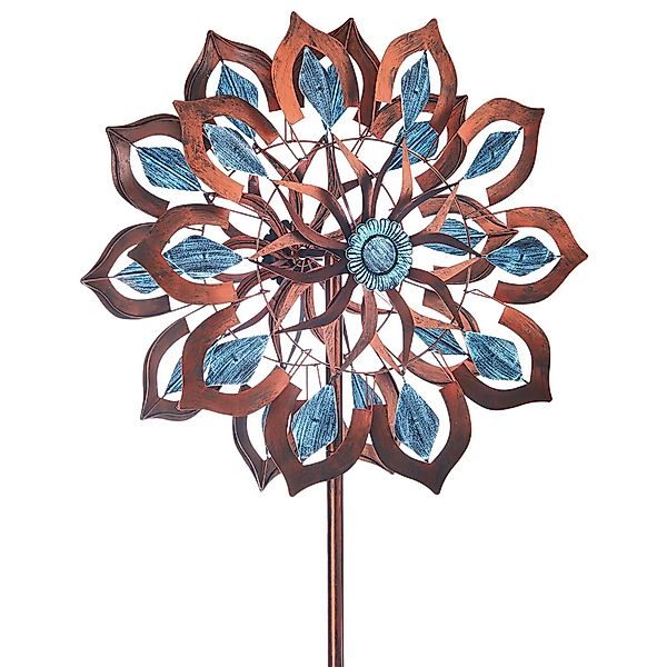 Kobolo Windrad Gartenstecker Dekostecker Windspiel XXL FIORE günstig online kaufen