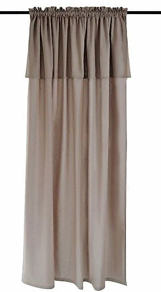 Kutti Vorhang "Lene" Stangendurchzug 1 Stk. tlg. Gardine, Baumwolle, mit Vo günstig online kaufen
