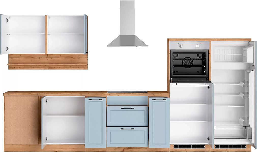 Kochstation Küche »KS-Lana«, Stellbreite 240/360 cm, wahlweise mit E-Geräte günstig online kaufen