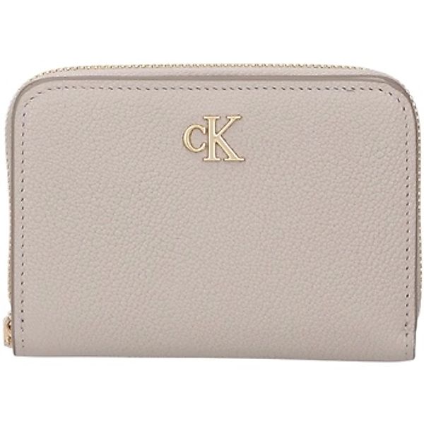 Calvin Klein Jeans Geldbörse "MNML MNGRM LTHR MD F" Damen Geldbeutel, Porte günstig online kaufen