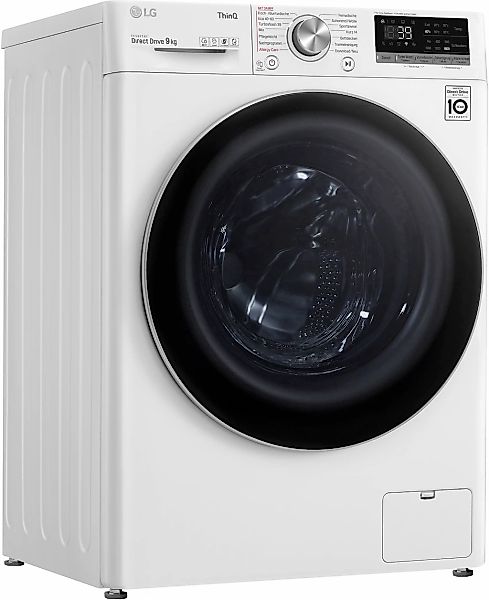 LG Waschmaschine "F6WV709P1" 9 kg 1600 U/min TurboWash - Waschen in nur 39 günstig online kaufen