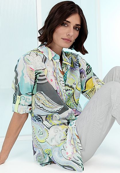 bianca Longbluse DAIRA mit modernem Paisley günstig online kaufen